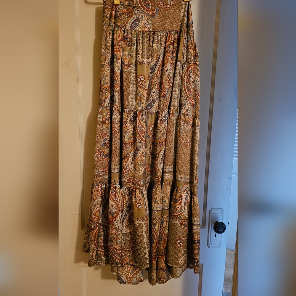 Paisley Patterned Skirt